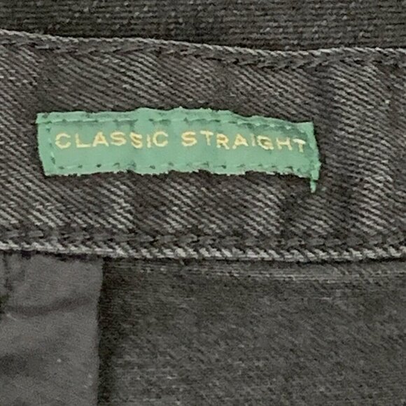 Lauren Ralph Lauren Classic Straight Jeans Womens 18 W Plus Black Higher Rise - Picture 5 of 11